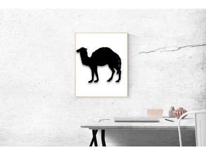 camel decor picture animals collection linklink 3d print model - Mito3D