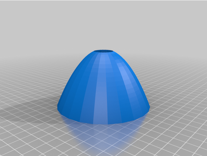 cono ventilador de techo - cone ceiling fan sergomusa 3d print model - Mito3D