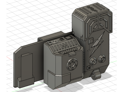 modulaire ceinture espace rangement conteneurs capnpeste 3d print model - Mito3D