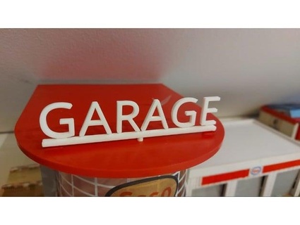 Garage per parcheggio box auto segno tetto kamischami 3d print model - Mito3D