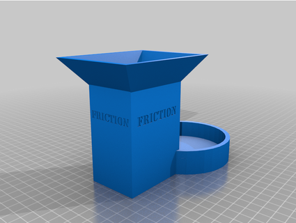 friction dice tower cpangracs 3d print model - Mito3D