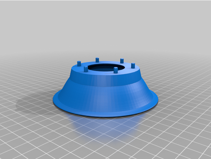 rotating lithophane lamp improved base threedimensions4you 3d print model - Mito3D