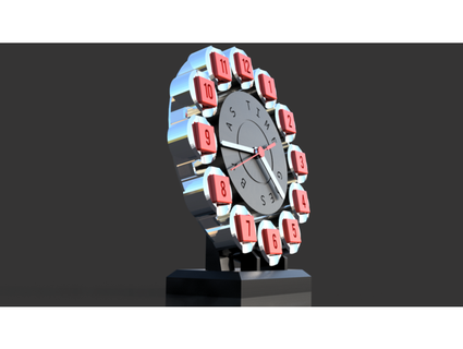 apprendimento orologio versatile 3d stampato uccello marino 3d print model - Mito3D