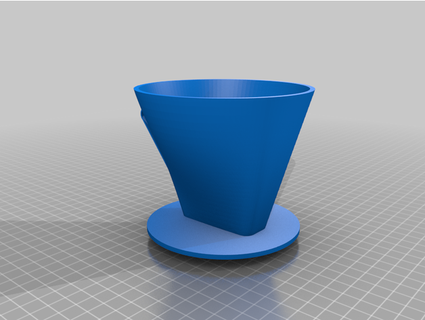 coffee filter funnel seisui 3d print model - Mito3D