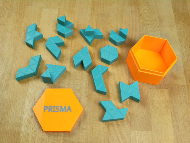 Prisma Puzzle Pentom 3D print model - Mito3D