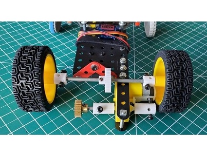 tt moteur roue adaptateurs forme meccano arbre Taille assaut élan 3d print model - Mito3D