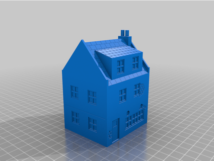 fow city house v2 option 3 - store arctic fox 3d print model - Mito3D
