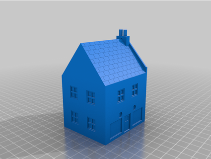 fow ciudad casa v3 opción 1 Tienda ártico zorro 3d print model - Mito3D