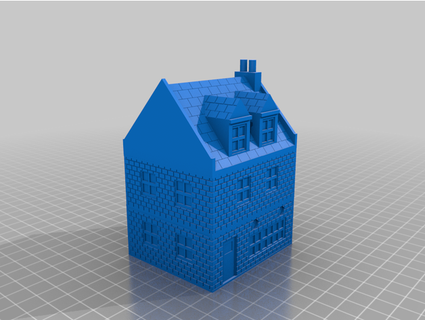 fow city house v2 option 2 - store arctic fox 3d print model - Mito3D