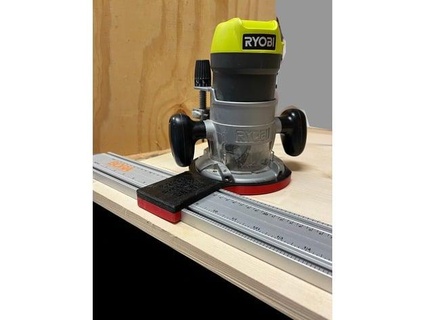 ryobi router straight edge bracket zagbut 3d print model - Mito3D