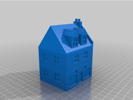 fow city house v3 option 2 - store arctic fox 3d print model - Mito3D