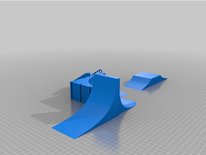 Griffbrett Skatepark gregy79 3d print model - Mito3D