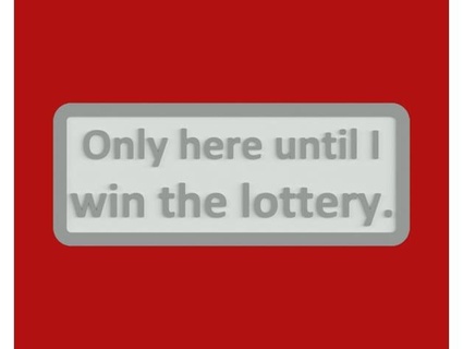 win lottery sign beckerthorne 3d print model - Mito3D