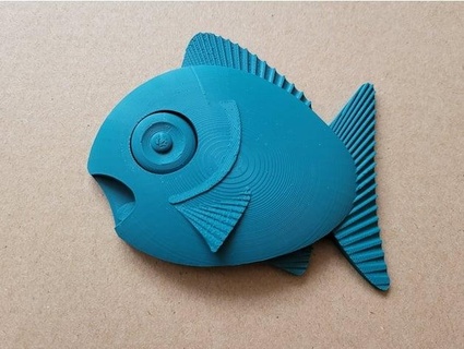 feliz peixe emoji sanraith 3d print model - Mito3D