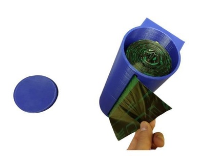 waste bag holder laserandy  3d print model - Mito3D
