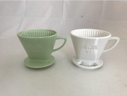 1950's melitta 102 coffee pour-over filter nafis 3d print model - Mito3D