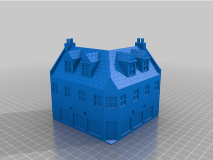 fow ciudad casa esquina v2 ártico zorro 3d print model - Mito3D