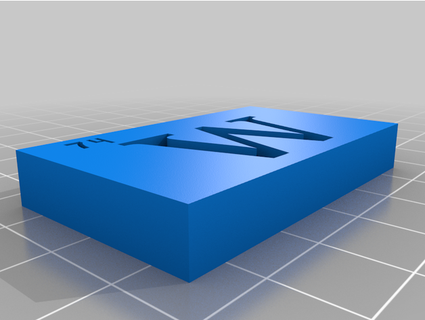 tungsten element block jorrysmalls 3d print model - Mito3D