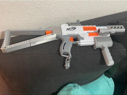 nerf mediator pump grip tylerdanger350 3d print model - Mito3D