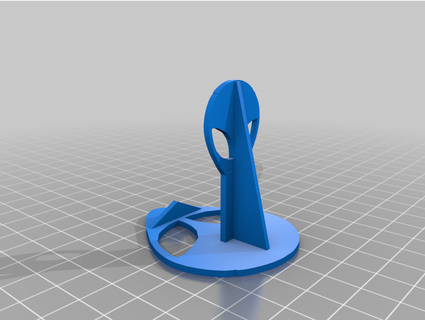 alien phone stand isod89 3d print model - Mito3D