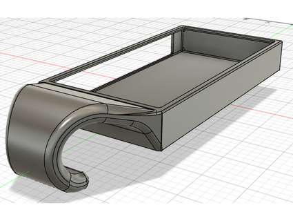 doccia asta Telefono titolare supporto 541er 3d print model - Mito3D