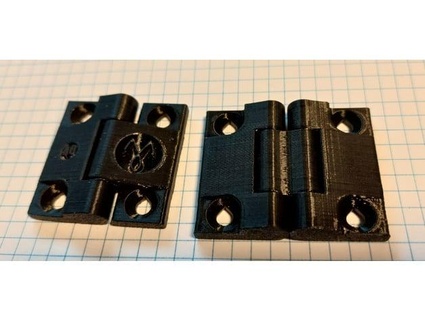remix perfect hinge fully printed hardware 40mm 360 atanase 3d print model - Mito3D
