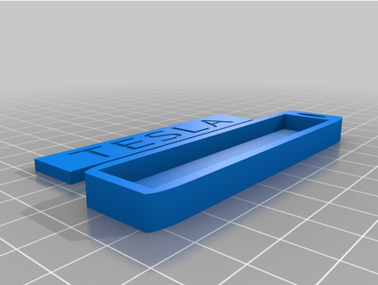 tesla rfid chiave Imbrogliare nigelrb 3d print model - Mito3D