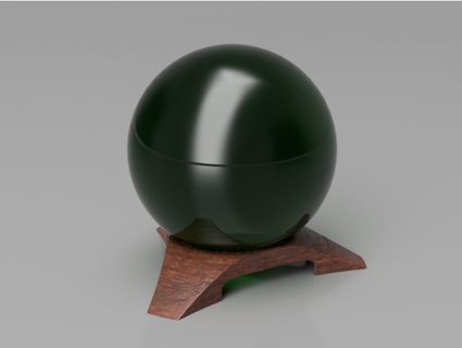 Ball Stand v2 dantech 3d print model - Mito3D