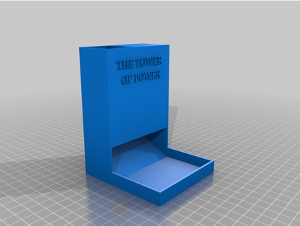 lightweight dice tower thecatsman 3d print model - Mito3D