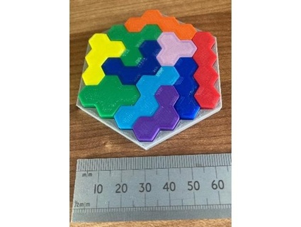hexagone puzzle awroberts 3d print model - Mito3D