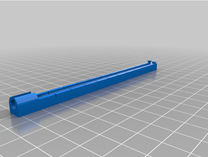 extruder step calibration ruler heersert 3d print model - Mito3D