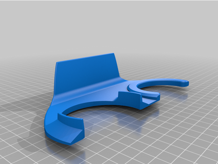 aérodynamisme wall mount actualisé jlovold 3d print model - Mito3D