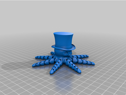octopus tophat 27raymoc 3d print model - Mito3D