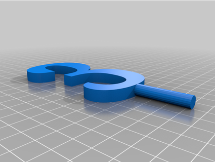 cake topper numbers 0-9 shadowmatto 3d print model - Mito3D