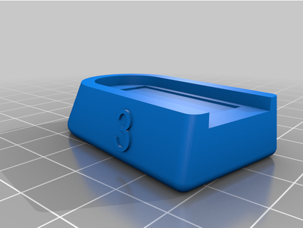 Buckmark mag extensions lent 3d print model - Mito3D