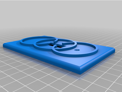light switch cover nickbuenger 3d print model - Mito3D