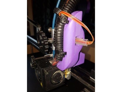 mikroswiss direkt sürücü kablo destek iplik sensör ender 5+ lazy ferret 3d print model - Mito3D