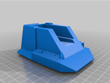 vaşak tank Küçük kule geri dönmek 3d print model - Mito3D