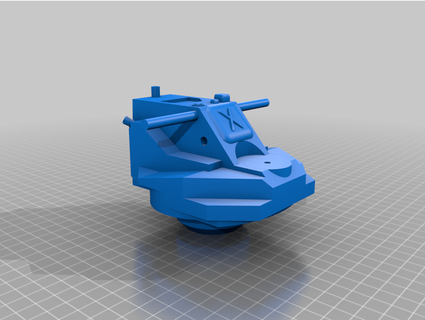 equalizer tank turret gervandin 3d print model - Mito3D