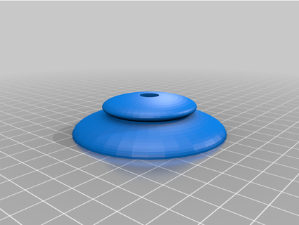 bobbin top - flax spinning wheel luthvarian 3d print model - Mito3D