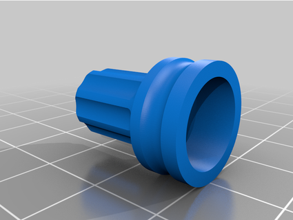 knob potentiometer edgarhp 3d print model - Mito3D