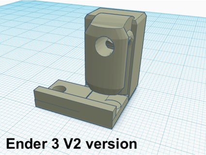 ender 3 v2 filament guide teflon reinforcement solarbird 3d print model - Mito3D