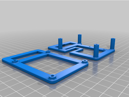 framboesa pi 3b+ Parachoque caso bainha ponte ferro 3d print model - Mito3D