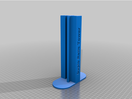 duplo pistas torre 21cm sebf57 3d print model - Mito3D