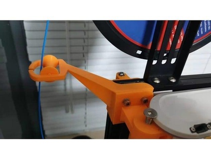 filament guider rouleau face côté ender3 v2 antidoom 3d print model - Mito3D