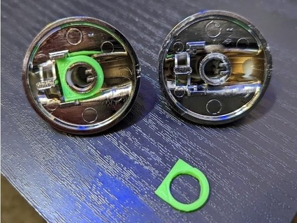 Luxus Bidet Knopf Reparatur Ring Typ 3d print model - Mito3D