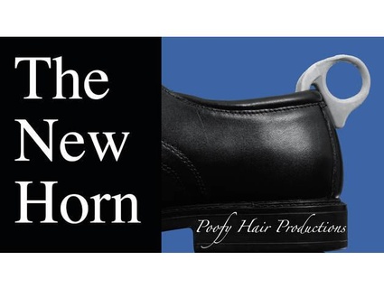 new horn poofy hair productions replcment shoe poofyhair 3d print model - Mito3D