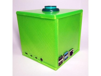 Google voz caixa pressão framboesa 4 tiffyhhh 3d print model - Mito3D