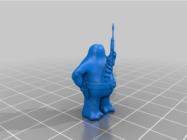 dralasite creepyhero 3D print model - Mito3D