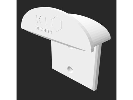 headphone wall mount kio-design 3d print model - Mito3D
